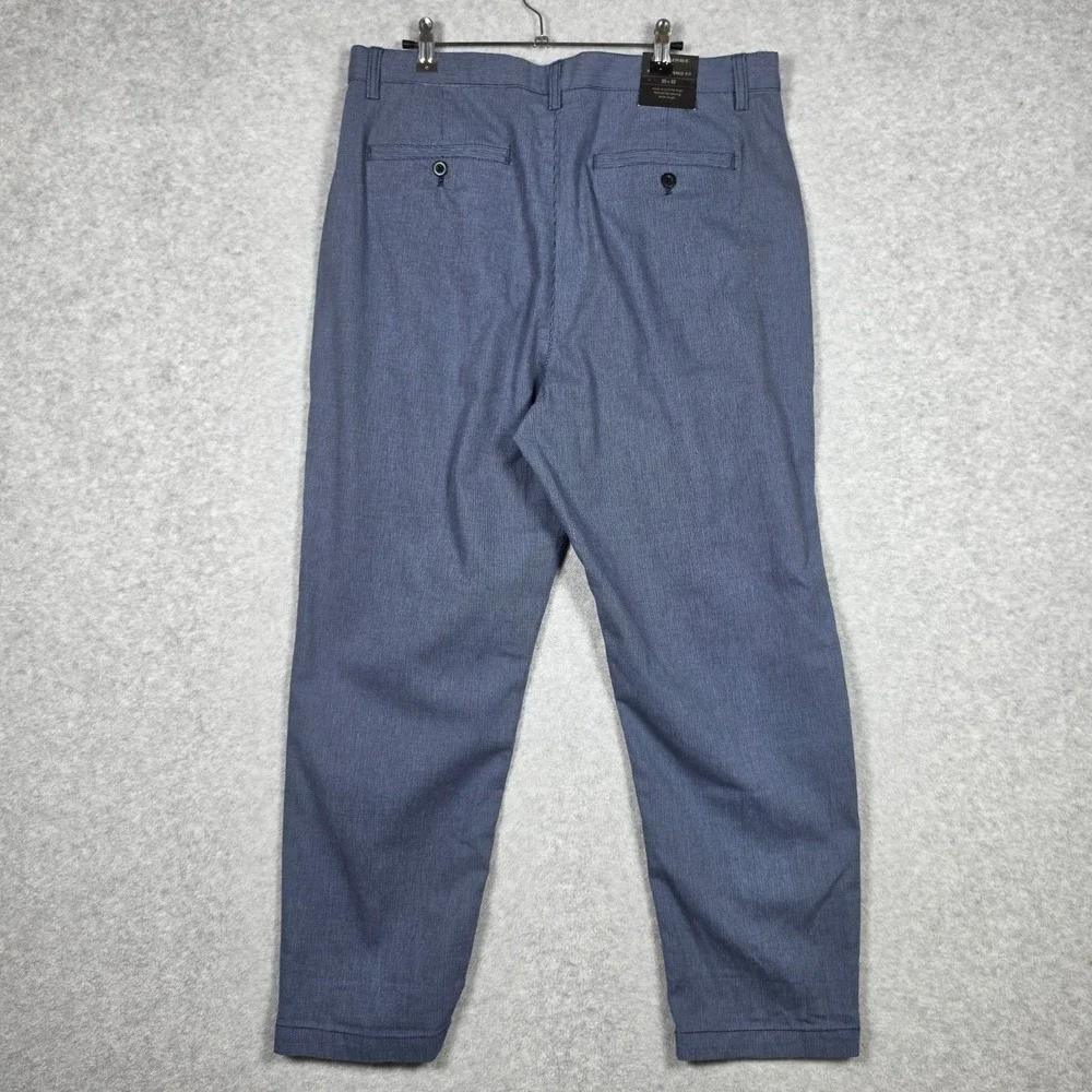 Banana Republic Pants Mens Size 35x32 Relaxed Tapered Fit Ankle Length Knit NEW